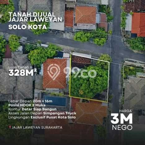 Tanah Strategis Dijual di Laweyan Solo 328m2 Tanah Strategis Dijual di Laweyan Solo 328m2