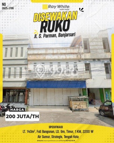 Ruko Disewakan Lokasi Banjarsari Solo Harga Spesial! Ruko Disewakan Lokasi Banjarsari Solo Harga Spesial!