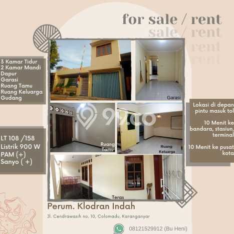 Rumah Modern 3 KT LT 108m2 di Klodran Rumah Modern 3 KT LT 108m2 di Klodran