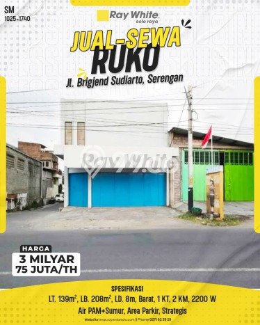 Ruko disewakan lokasi strategis Grogol Sukoharjo 208m2 Ruko disewakan lokasi strategis Grogol Sukoharjo 208m2