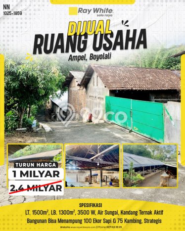 Unit Komersial Dijual di Ampel Boyolali 1300m2 Unit Komersial Dijual di Ampel Boyolali 1300m2