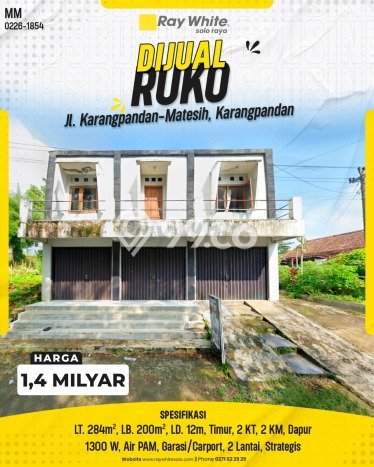 Unit Ruko Strategis di Karangpandan, Karanganyar Potensi Bisnis Besar Unit Ruko Strategis di Karangpandan, Karanganyar Potensi Bisnis Besar