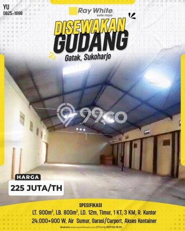 Gudang Disewakan Lokasi Baki Sukoharjo Harga Spesial! Gudang Disewakan Lokasi Baki Sukoharjo Harga Spesial!