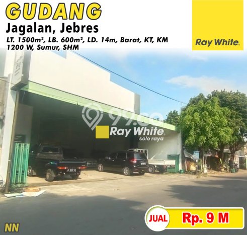 Unit Gudang Dijual di Jebres Solo 600m2 Unit Gudang Dijual di Jebres Solo 600m2