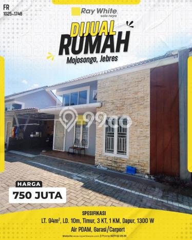 Hunian Ideal untuk Keluarga di mojosongo - 3 KT Hunian Ideal untuk Keluarga di mojosongo - 3 KT