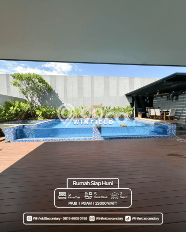 Dijual Rumah Luas Megah Dengan View Eksklusif di BSD City, Tangerang Dijual Rumah Luas Megah Dengan View Eksklusif di BSD City, Tangerang