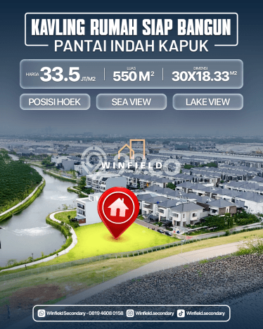 Tanah Kosong Dijual di Jakarta Utara dengan Area 550m2 Tanah Kosong Dijual di Jakarta Utara dengan Area 550m2