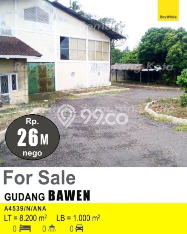 Gudang Strategis di Bawen, Luas 1000m², Akses Mainroad, Berkembang Gudang Strategis di Bawen, Luas 1000m², Akses Mainroad, Berkembang