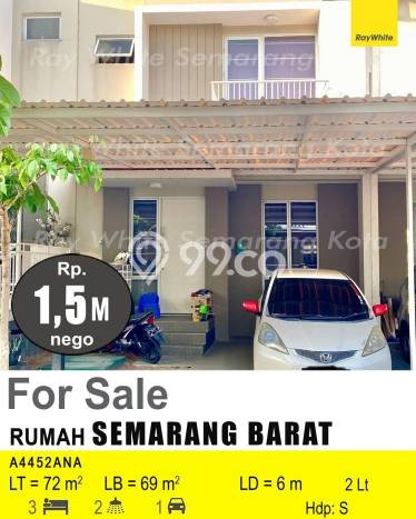 For Sale Rumah 3 Kamar Lokasi Strategis Bagus dan Strategis di Semarang Barat For Sale Rumah 3 Kamar Lokasi Strategis Bagus dan Strategis di Semarang Barat
