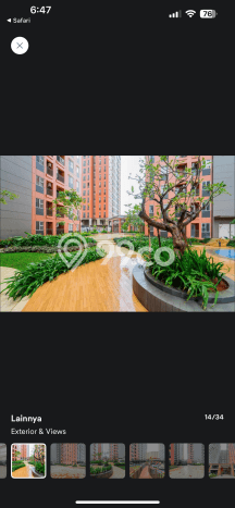 Untuk Dijual Apartemen di Bekasi Timur, Bekasi 1 KT, 1 KM Strategis Untuk Dijual Apartemen di Bekasi Timur, Bekasi 1 KT, 1 KM Strategis