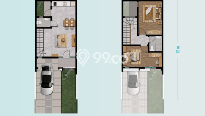 Dijual Rumah Modern 2 KT di Alam Sutera 2, Tangerang Dijual Rumah Modern 2 KT di Alam Sutera 2, Tangerang