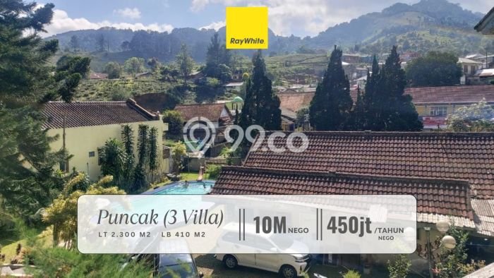 Tersedia Vila di Cisarua, Area 2300m², Area nyaman untuk keluarga Tersedia Vila di Cisarua, Area 2300m², Area nyaman untuk keluarga