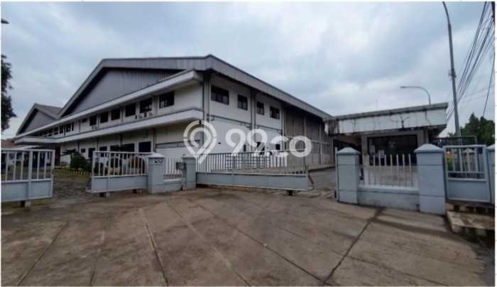 FOR SALE! Gudang di Gunung Putri Bogor, LT 12635m2, LB 7920m2 FOR SALE! Gudang di Gunung Putri Bogor, LT 12635m2, LB 7920m2