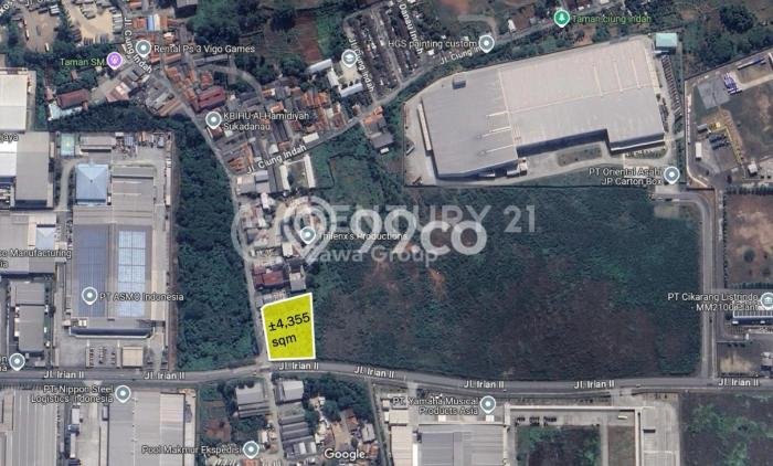 Tanah Kawasan , Luas 4355m2m², Area Komersial Tanah Kawasan , Luas 4355m2m², Area Komersial