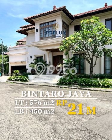 Ready to Use! Premium House LT 576m2 Desain Elegan di Bintaro Ready to Use! Premium House LT 576m2 Desain Elegan di Bintaro