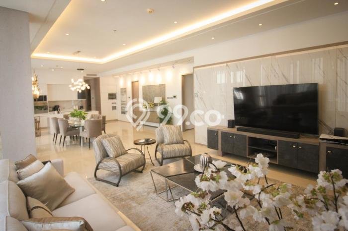 Apartemen Nyaman untuk Disewa, 3 Kamar di Jakarta Selatan Apartemen Nyaman untuk Disewa, 3 Kamar di Jakarta Selatan