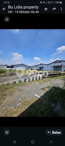 Area Ramai! Gudang Dijual di Krian untuk Bisnis Luas Bangunan 4m2 Area Ramai! Gudang Dijual di Krian untuk Bisnis Luas Bangunan 4m2
