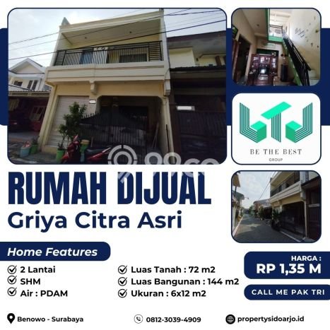 Jual Rumah Favorit Siap Huni LB 144m2 di Benowo, Surabaya Jual Rumah Favorit Siap Huni LB 144m2 di Benowo, Surabaya