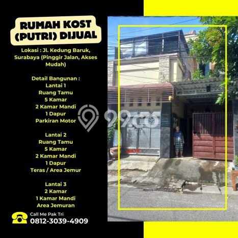 Unit Kost Dijual di Rungkut dengan 12 Kamar Tidur & Luas Bangunan 113m2 Unit Kost Dijual di Rungkut dengan 12 Kamar Tidur & Luas Bangunan 113m2