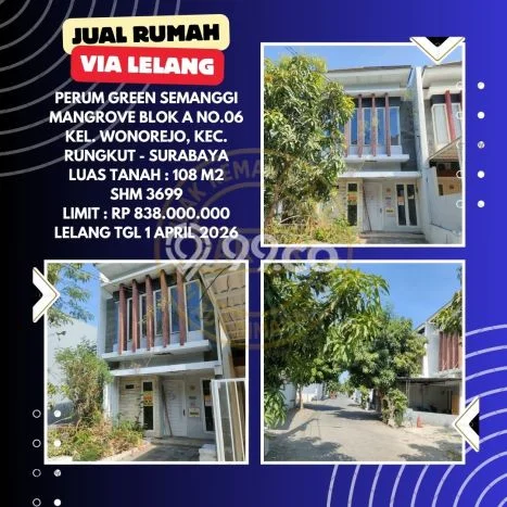 Jual Rumah Modern 3 KT di Wonorejo, Surabaya Jual Rumah Modern 3 KT di Wonorejo, Surabaya