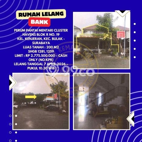 Best Deal Hunian Mewah Ideal dan Luas di Kenjeran, Surabaya Best Deal Hunian Mewah Ideal dan Luas di Kenjeran, Surabaya