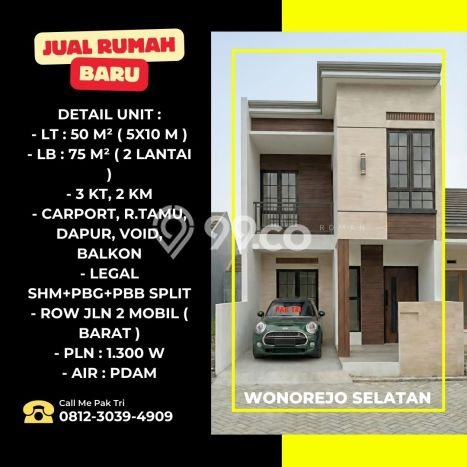Dijual Cepat Rumah Favorit Siap Huni LB 75m2 di Rungkut, Surabaya Dijual Cepat Rumah Favorit Siap Huni LB 75m2 di Rungkut, Surabaya
