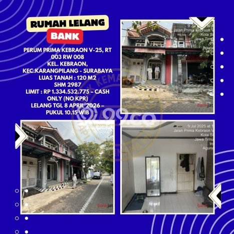 Rumah Minimalis 2 KT LT 120m2 di Karangpilang Rumah Minimalis 2 KT LT 120m2 di Karangpilang