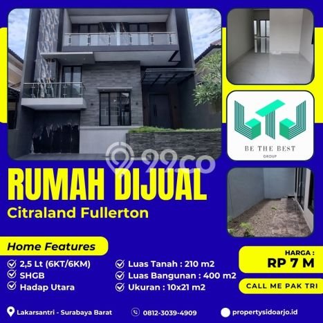 For Sale Rumah Mewah Exclusive di Lakarsantri, Surabaya For Sale Rumah Mewah Exclusive di Lakarsantri, Surabaya
