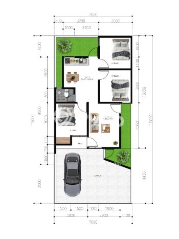 Rumah Modern Cantik 3 Kamar Siap Huni di Wates Rumah Modern Cantik 3 Kamar Siap Huni di Wates