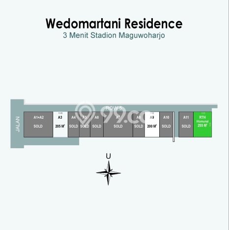 Kavling Tanah untuk Dijual di Sleman, Yogyakarta, Luas 255m2 Kavling Tanah untuk Dijual di Sleman, Yogyakarta, Luas 255m2