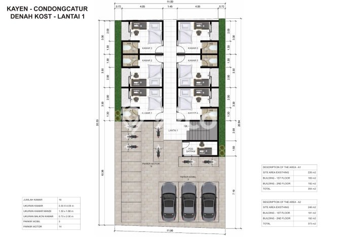 Unit Kost Dijual di Sleman Spesifikasi 16 Kamar Tidur dan Area Strategis Unit Kost Dijual di Sleman Spesifikasi 16 Kamar Tidur dan Area Strategis