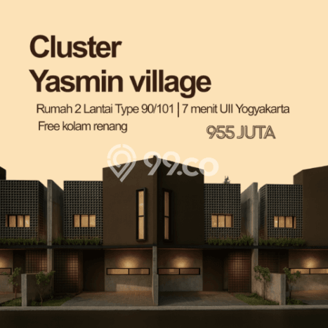 Rumah Strategis Modern Lb 90m2 di Ngaglik, Sleman Rumah Strategis Modern Lb 90m2 di Ngaglik, Sleman