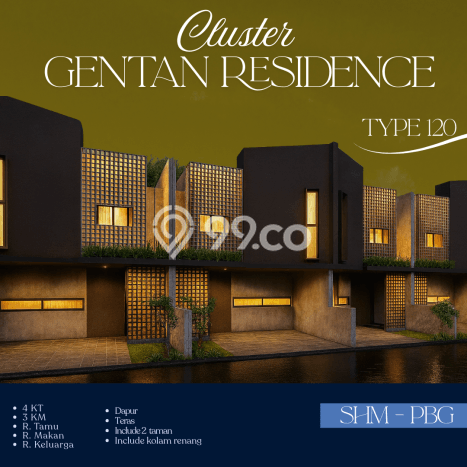 Rumah Strategis Minimalis Lb 120m2 di Ngaglik, Sleman Rumah Strategis Minimalis Lb 120m2 di Ngaglik, Sleman