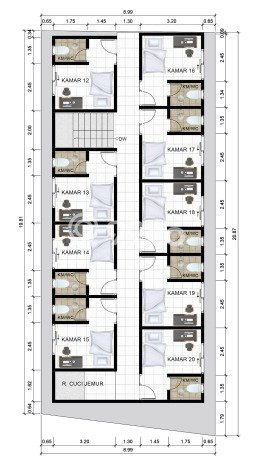 Dijual Kost Strategis di Sleman, Sleman 20 KT, 21 KM, Luas Bangunan 421m2 Dijual Kost Strategis di Sleman, Sleman 20 KT, 21 KM, Luas Bangunan 421m2