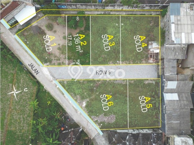 Tanah Dijual Lokasi Strategis di Yogyakarta dengan Luas 136m2 Tanah Dijual Lokasi Strategis di Yogyakarta dengan Luas 136m2