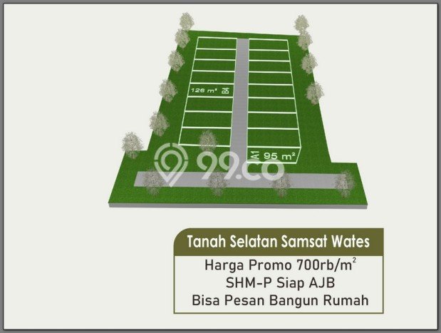 Untuk Dijual Tanah 95m2 di Kulonprogo, Kulon Progo Untuk Dijual Tanah 95m2 di Kulonprogo, Kulon Progo
