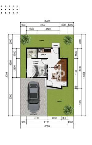 Hunian Cantik Modern Lb 78m2 di Sleman, Sleman Hunian Cantik Modern Lb 78m2 di Sleman, Sleman