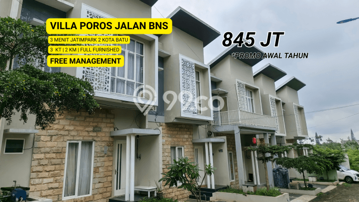 Rumah Strategis Modern Lb 73m2 di Batu, Batu Rumah Strategis Modern Lb 73m2 di Batu, Batu
