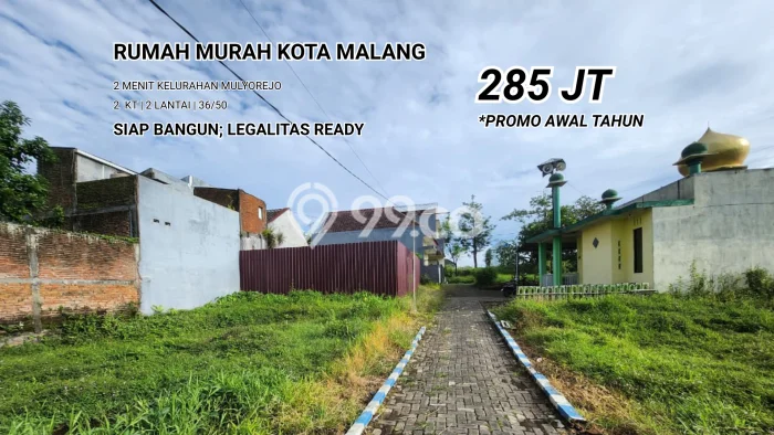 Jual Rumah Harga Miring Sukun Punya 2 Kamar & LT 50m2 Jual Rumah Harga Miring Sukun Punya 2 Kamar & LT 50m2
