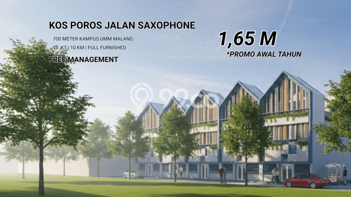 Dijual Kost Strategis di Lowokwaru, Malang 10 KT, 10 KM, Luas Bangunan 128m2 Dijual Kost Strategis di Lowokwaru, Malang 10 KT, 10 KM, Luas Bangunan 128m2