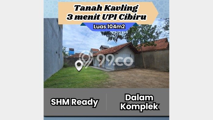 Tanah Kavling Dijual di Pasteur, Bandung dengan Luas Tanah 104m2 Tanah Kavling Dijual di Pasteur, Bandung dengan Luas Tanah 104m2