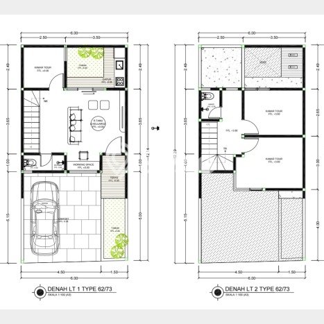 Rumah Modern 3 KT LT 73m2 di Cisaranten Rumah Modern 3 KT LT 73m2 di Cisaranten