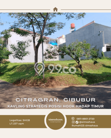 Lahan Kosong Dijual di Jatisampurna, Bekasi, Luas 337m2 Area Strategis Lahan Kosong Dijual di Jatisampurna, Bekasi, Luas 337m2 Area Strategis