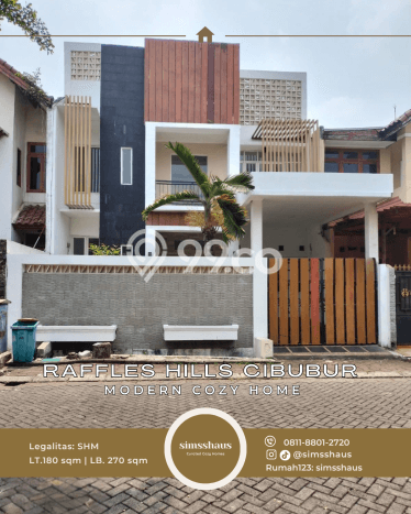 Rumah Mewah Dijual LT 180m2 di Cimanggis, Depok Rumah Mewah Dijual LT 180m2 di Cimanggis, Depok