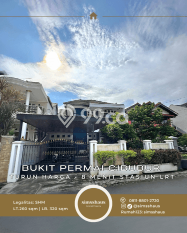 Dijual Rumah Premium dengan Fasilitas Sekitar Komplit di Ciracas, Jakarta Timur Dijual Rumah Premium dengan Fasilitas Sekitar Komplit di Ciracas, Jakarta Timur