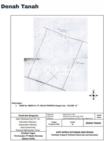 Lahan Kosong Dijual di Palaran, Samarinda, Luas 153960m2 Area Strategis Lahan Kosong Dijual di Palaran, Samarinda, Luas 153960m2 Area Strategis