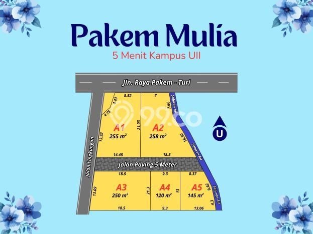 Untuk Dijual Tanah 120m2 di Kaliurang, Sleman Untuk Dijual Tanah 120m2 di Kaliurang, Sleman