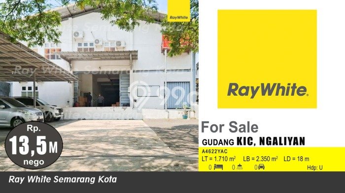 Gudang For Sale di Kawasan Ngaliyan, Semarang Harga Kompetitif Gudang For Sale di Kawasan Ngaliyan, Semarang Harga Kompetitif