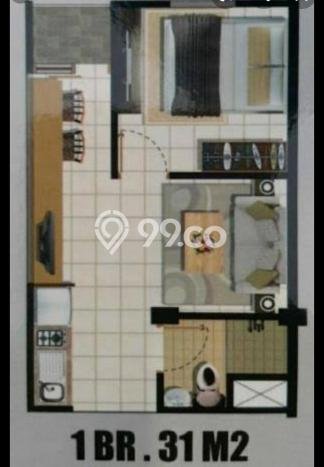 Apartemen Minimalis untuk Dijual di Ancol Dengan Spesifikasi 1 KT & 1 KM Apartemen Minimalis untuk Dijual di Ancol Dengan Spesifikasi 1 KT & 1 KM