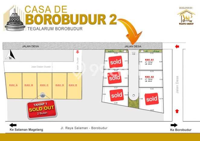 For Sale Rumah 3 Kamar Lokasi Ideal Bagus dan Strategis di Borobudur For Sale Rumah 3 Kamar Lokasi Ideal Bagus dan Strategis di Borobudur